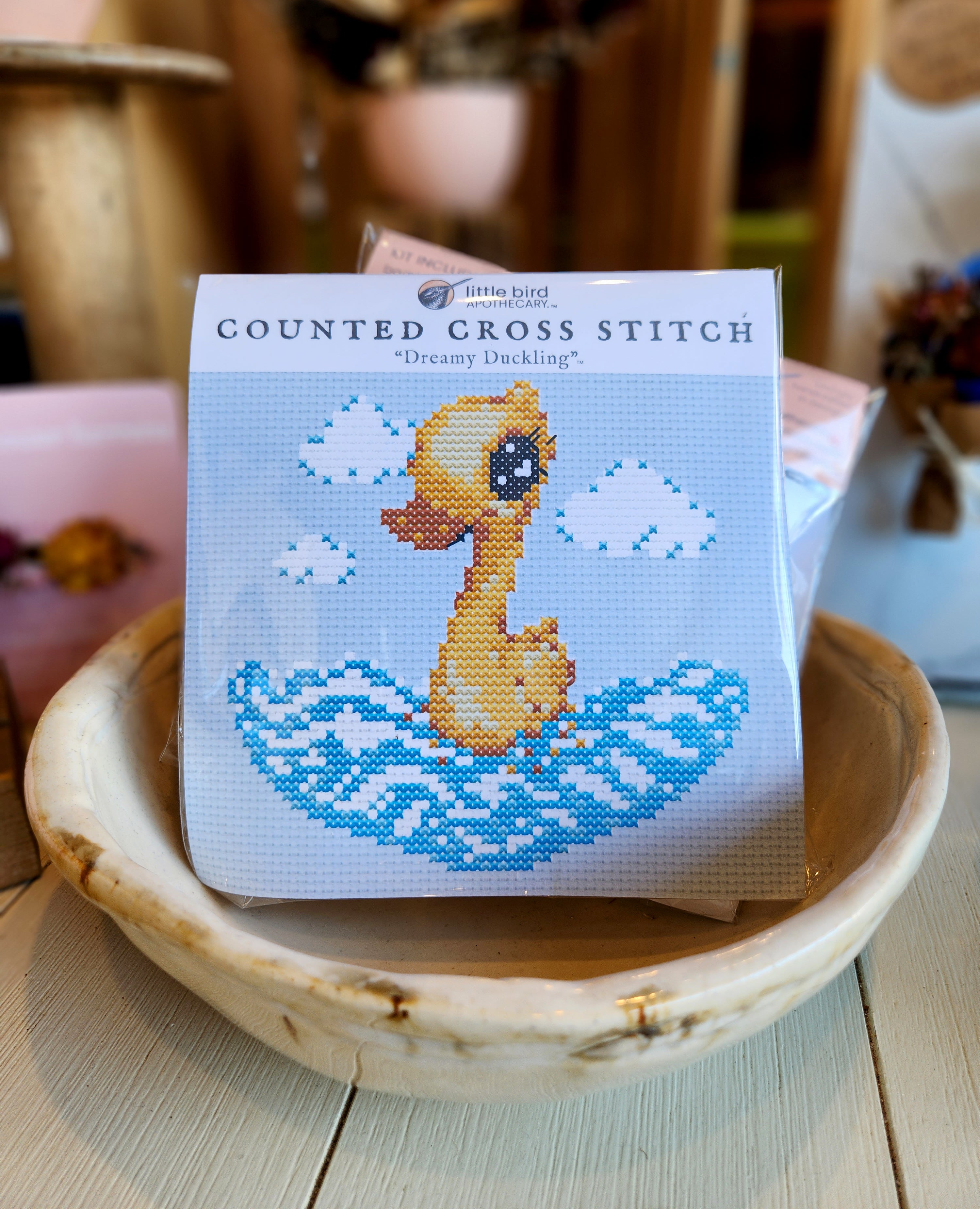 counted cross stitch ~ "Dreamy Duckling"