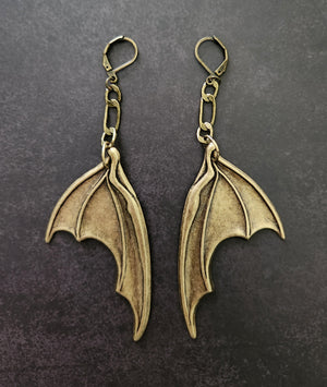 bat wing earrings