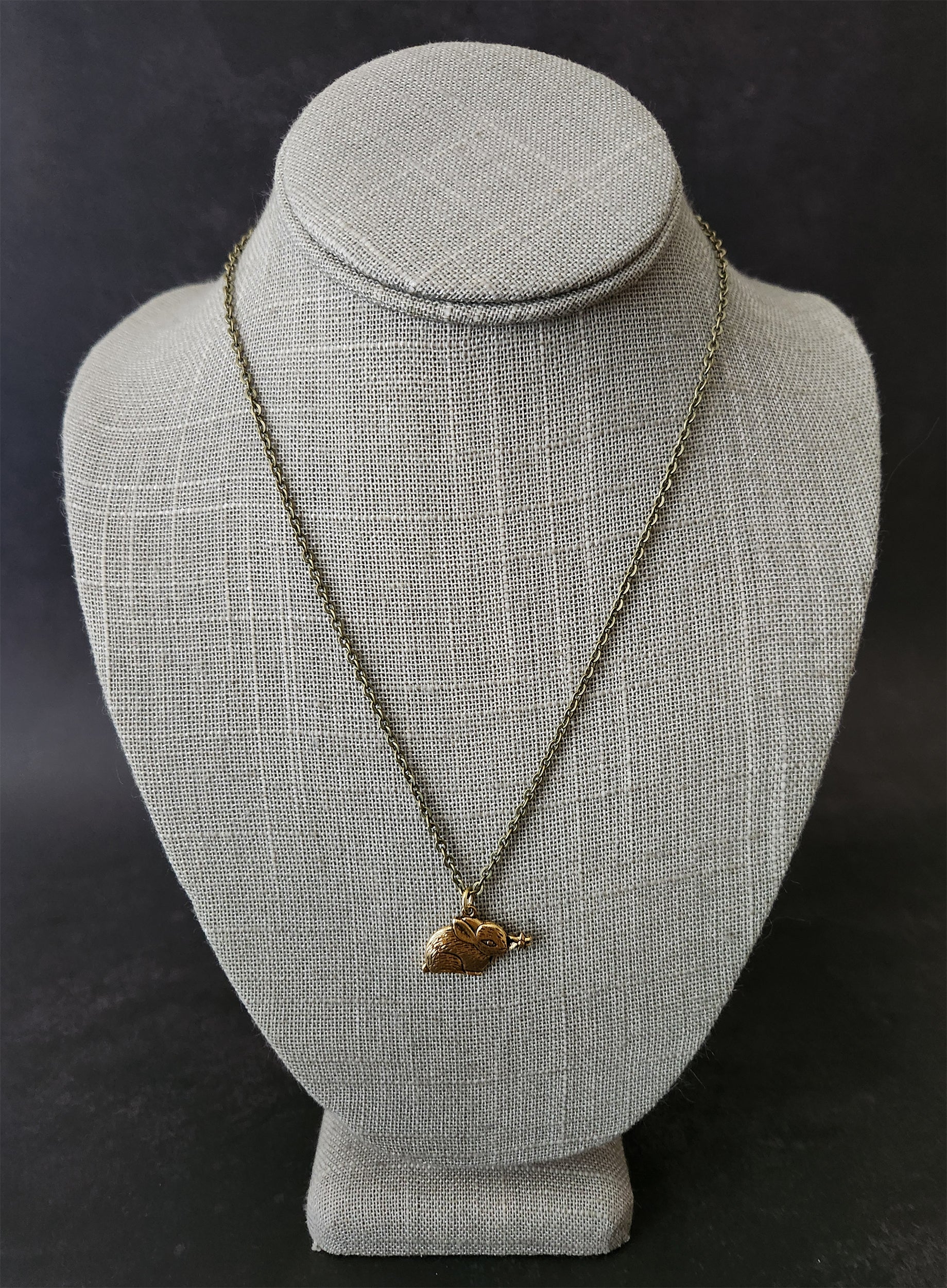 bunny star necklace
