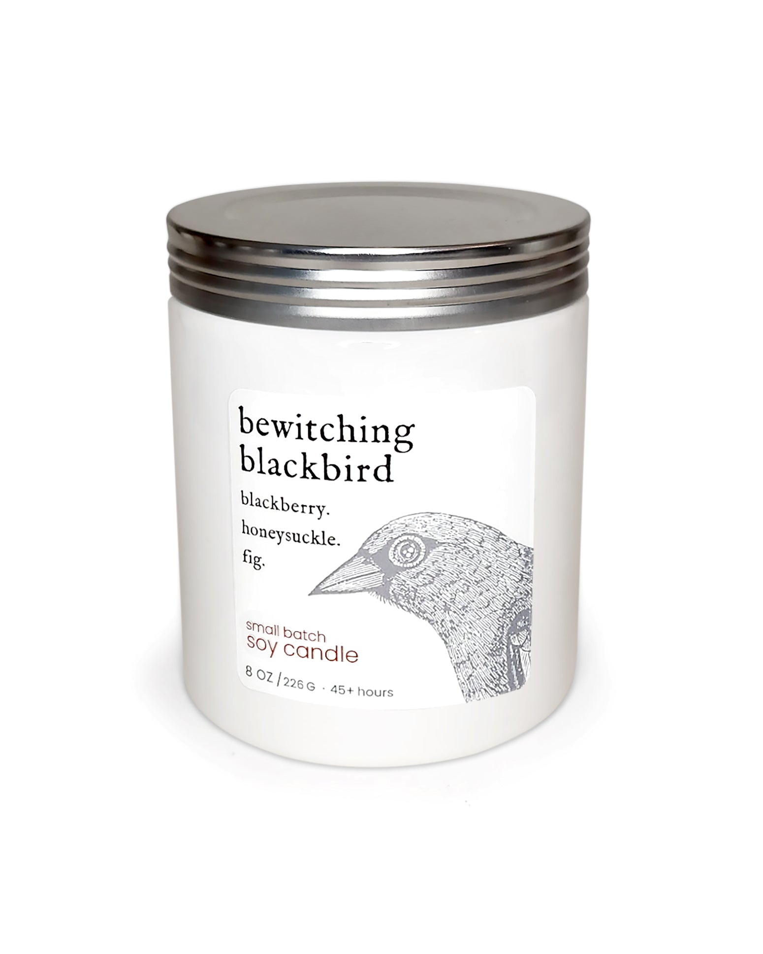 bewitching blackbird ~ soy candle.