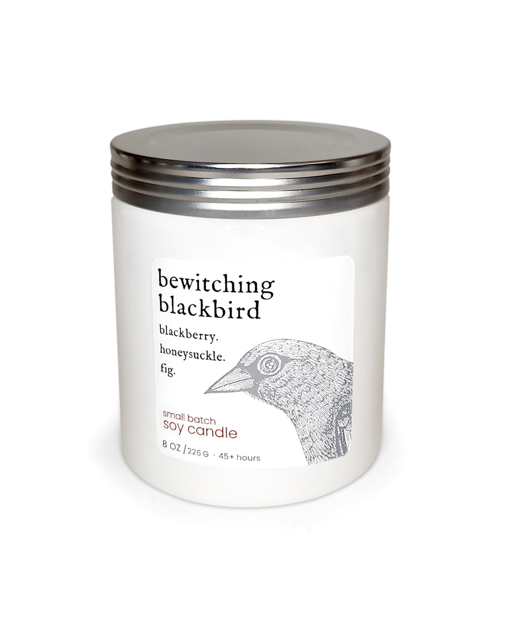 bewitching blackbird ~ soy candle.