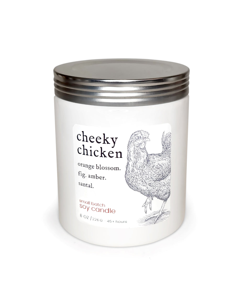 cheeky chicken ~ soy candle.