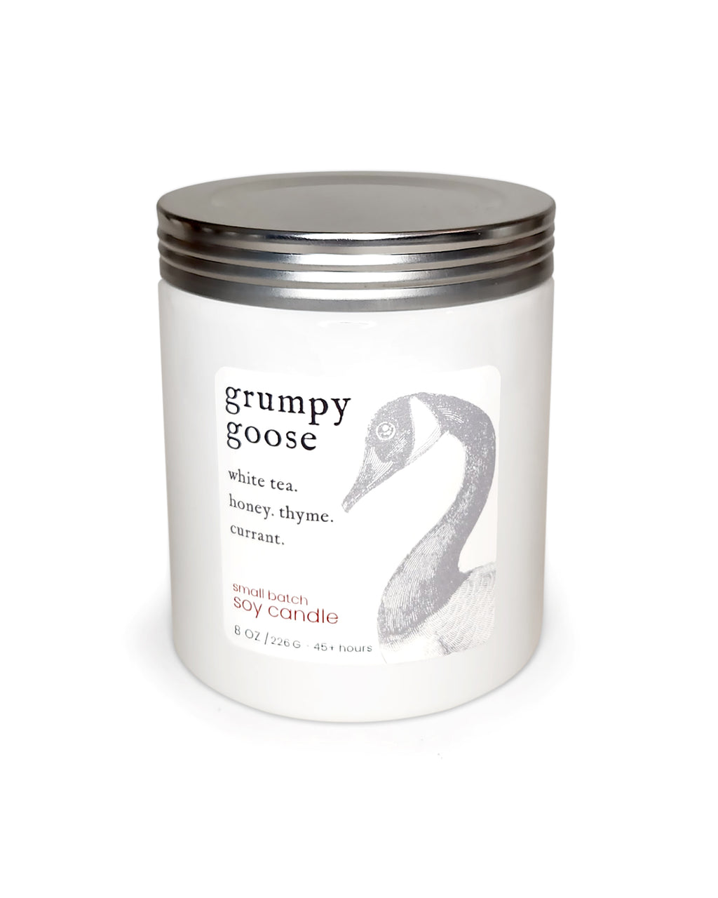 grumpy goose ~ soy candle.