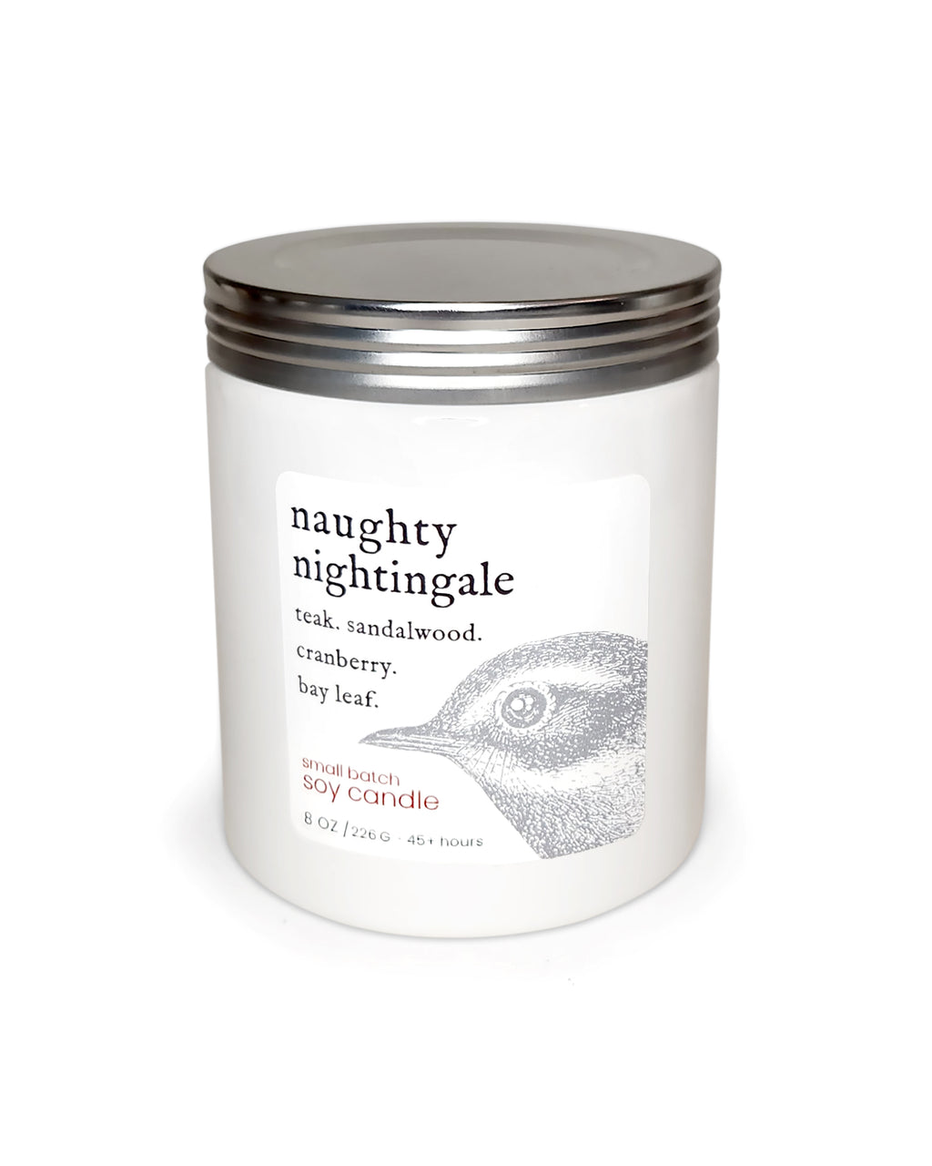 naughty nightingale ~ soy candle.