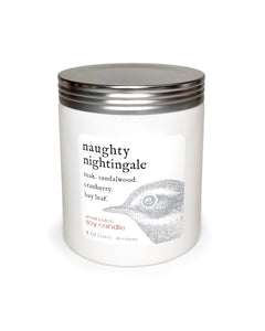 naughty nightingale ~ soy candle.