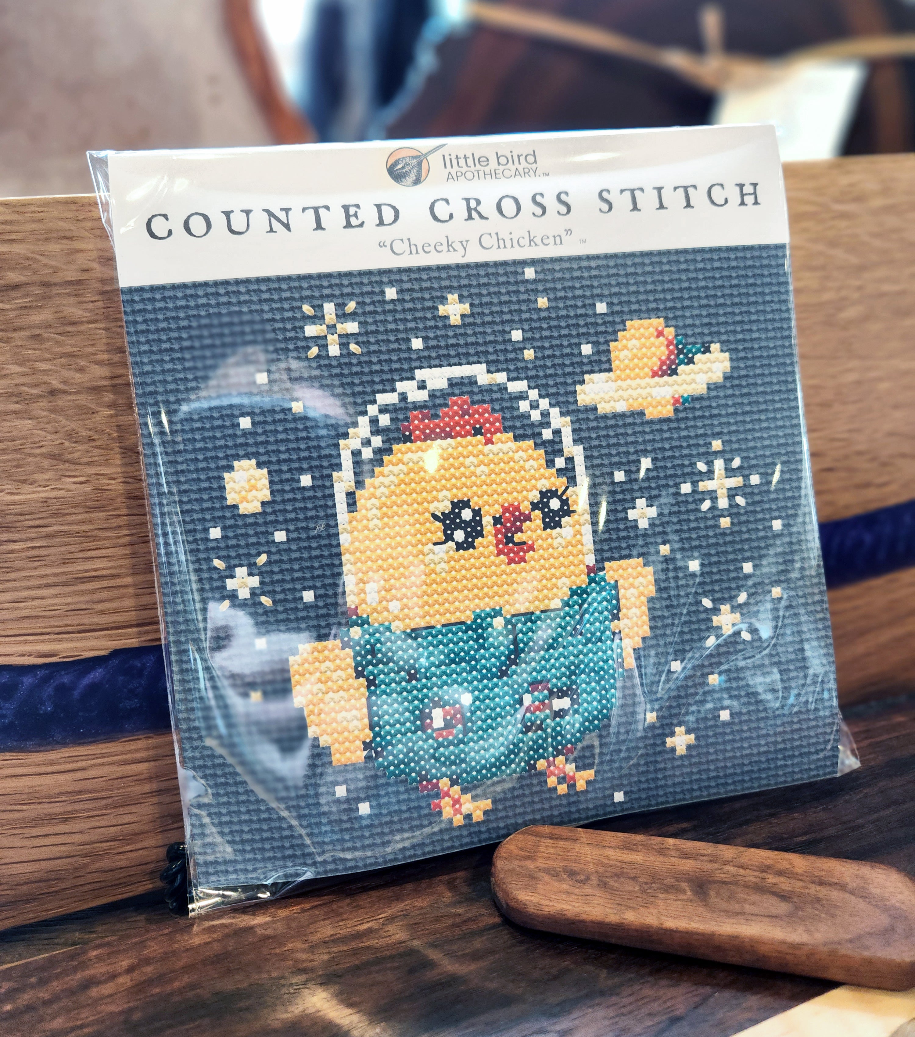 counted cross stitch ~ "Cheeky Chicken"