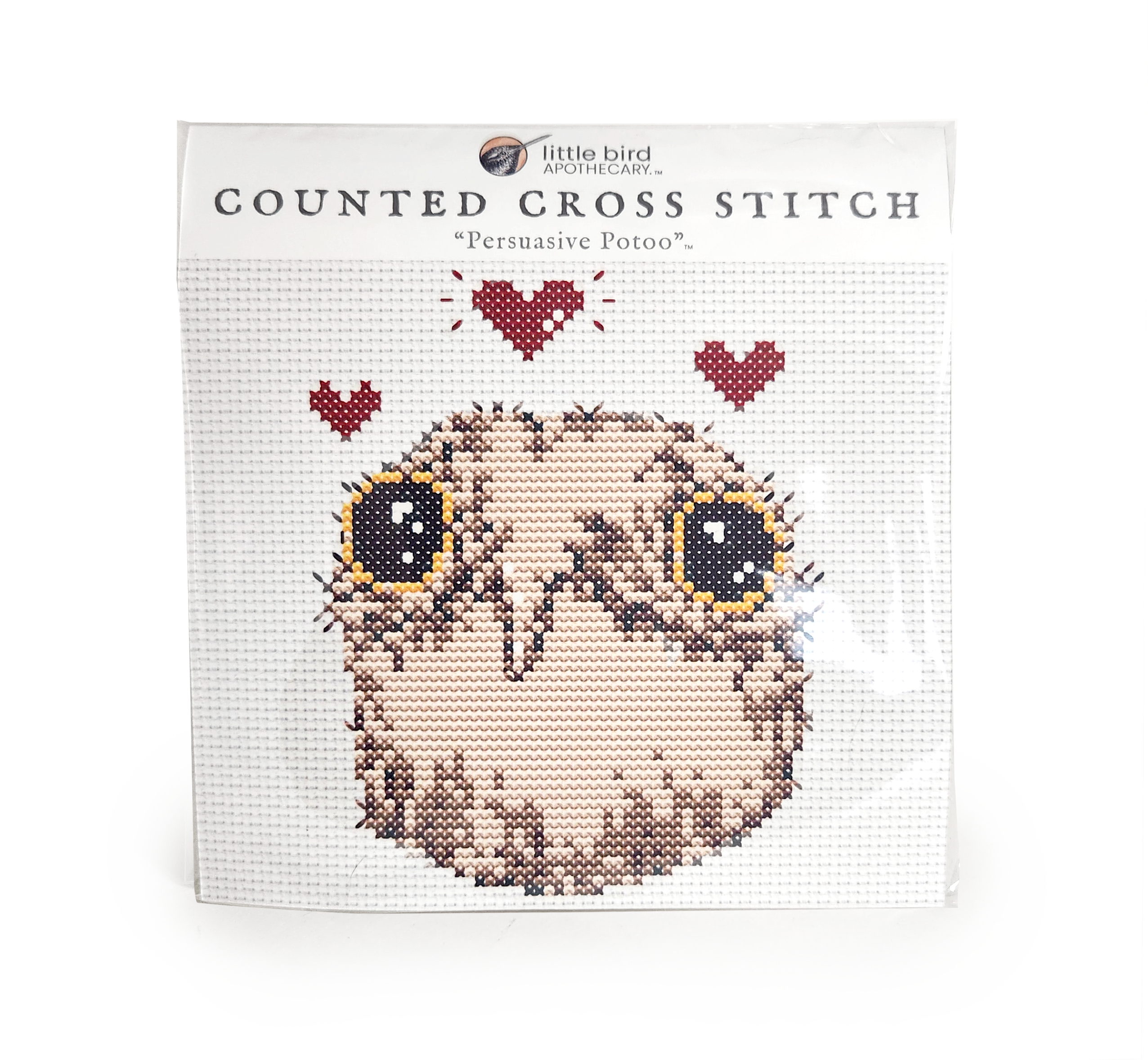 counted cross stitch ~ "Persuasive Potoo"