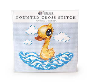 counted cross stitch ~ "Dreamy Duckling"