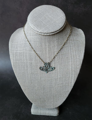 vintage deco necklace