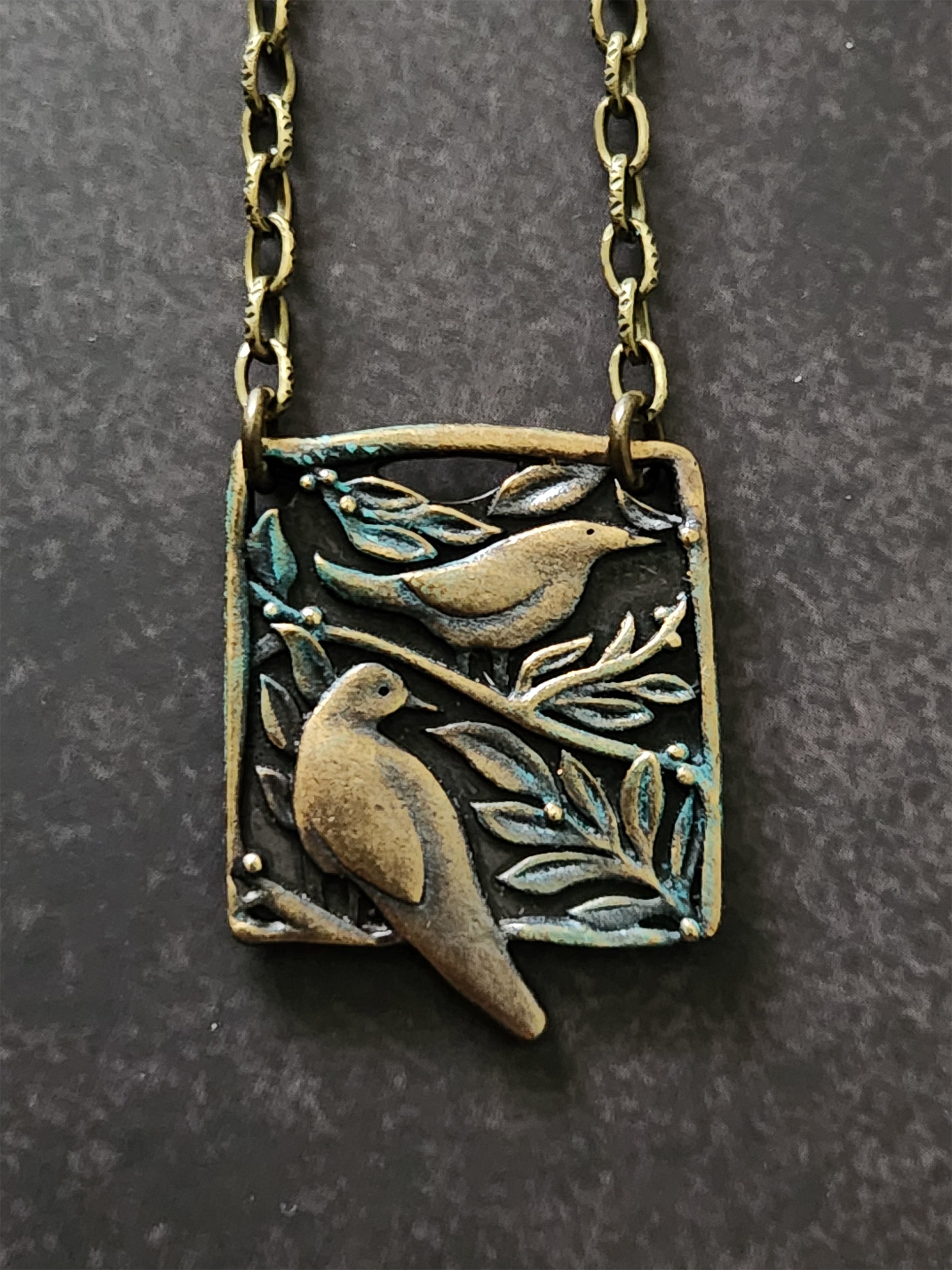 double sided nestling necklace