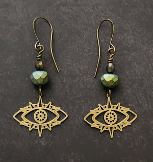 evil eye earrings