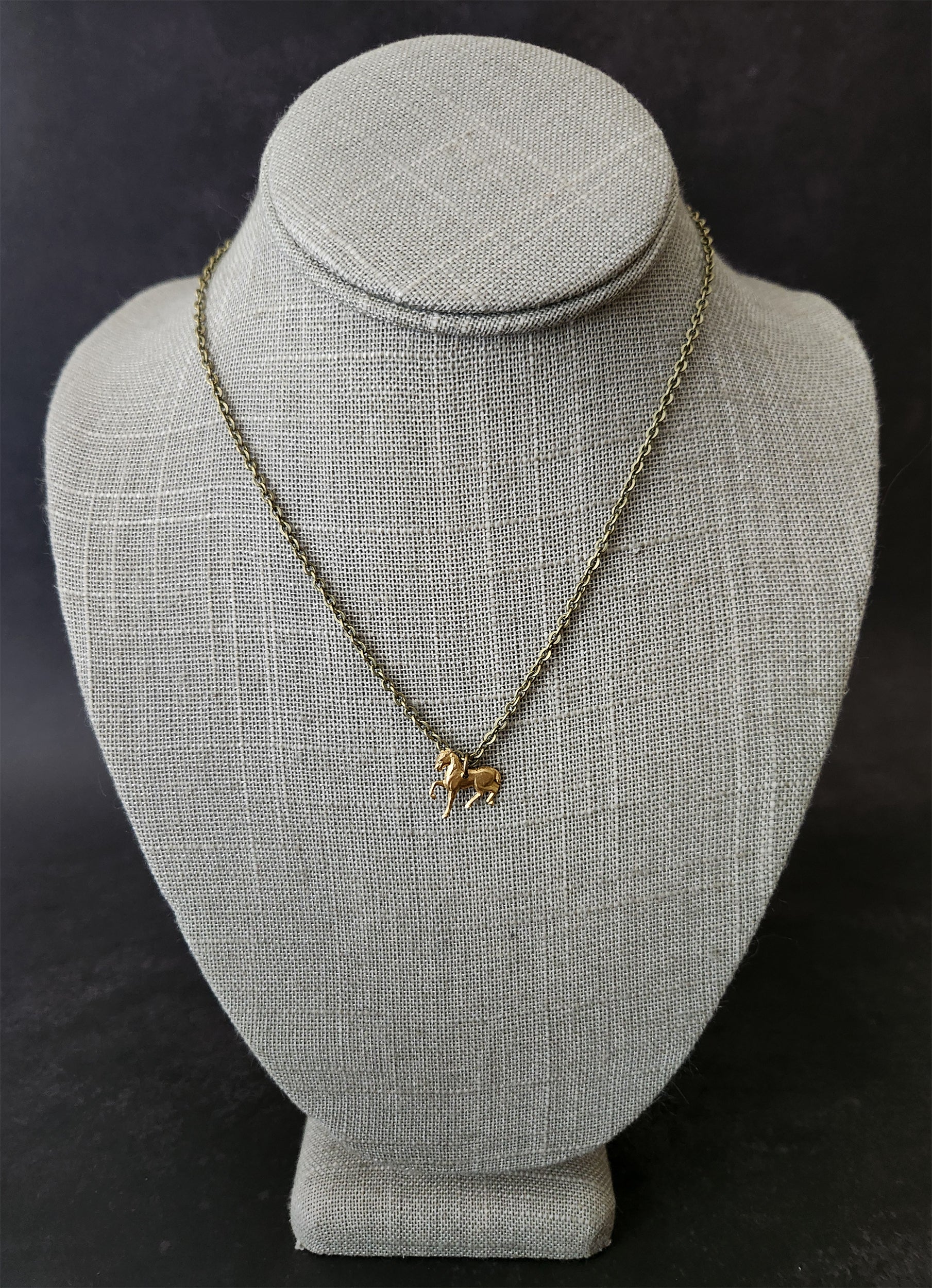 horse charm necklace
