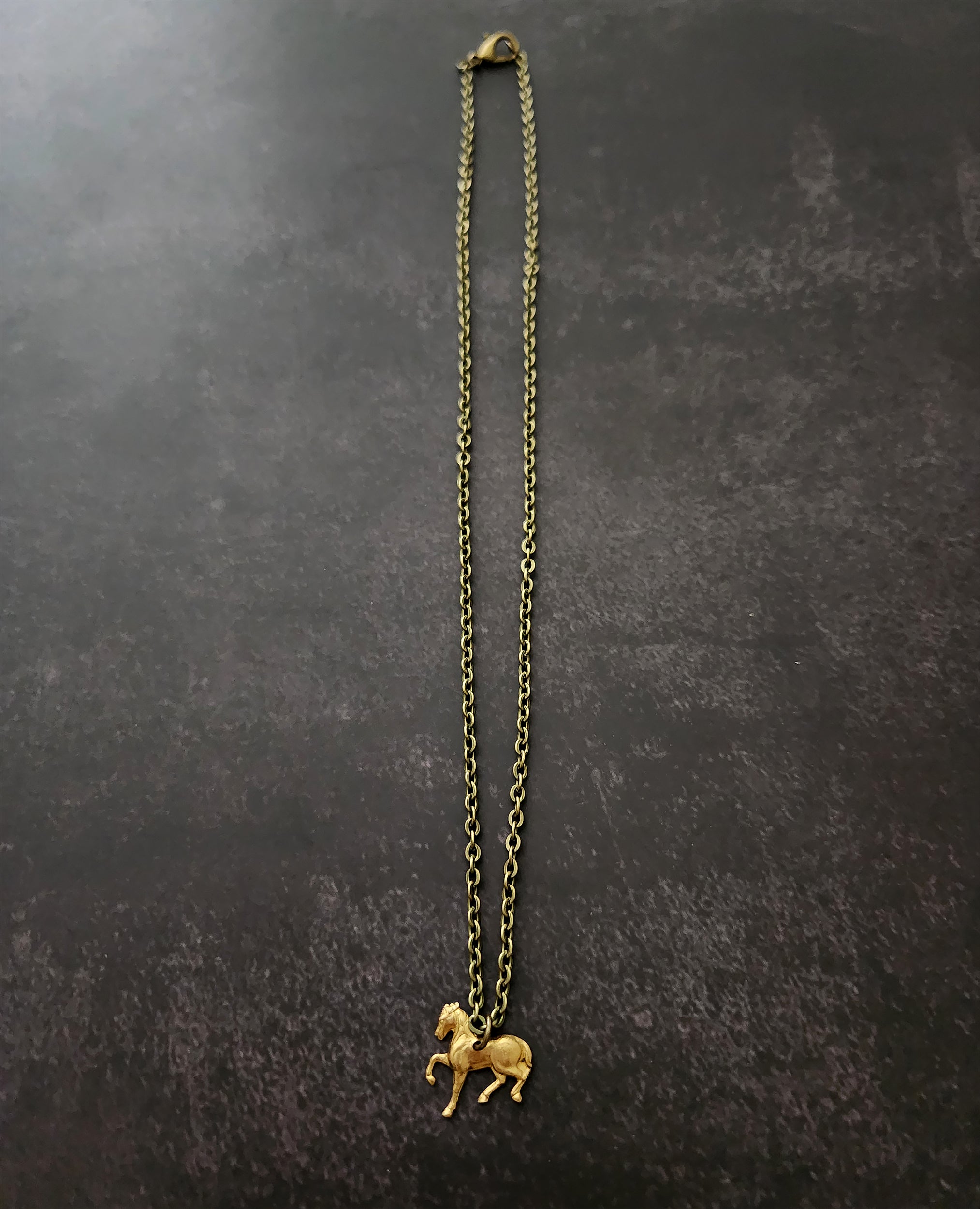 horse charm necklace