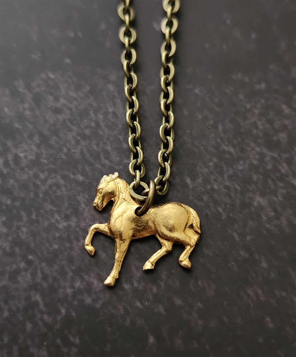 horse charm necklace