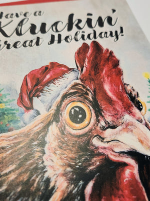 kluckin chicken ~ holiday card