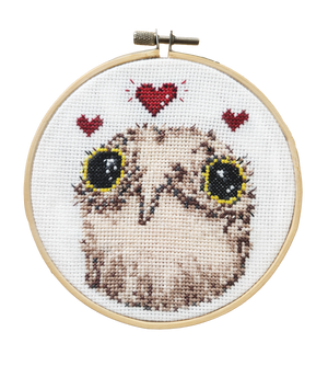 counted cross stitch ~ "Persuasive Potoo"