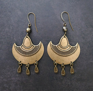 ottoman shield earrings