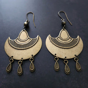 ottoman shield earrings