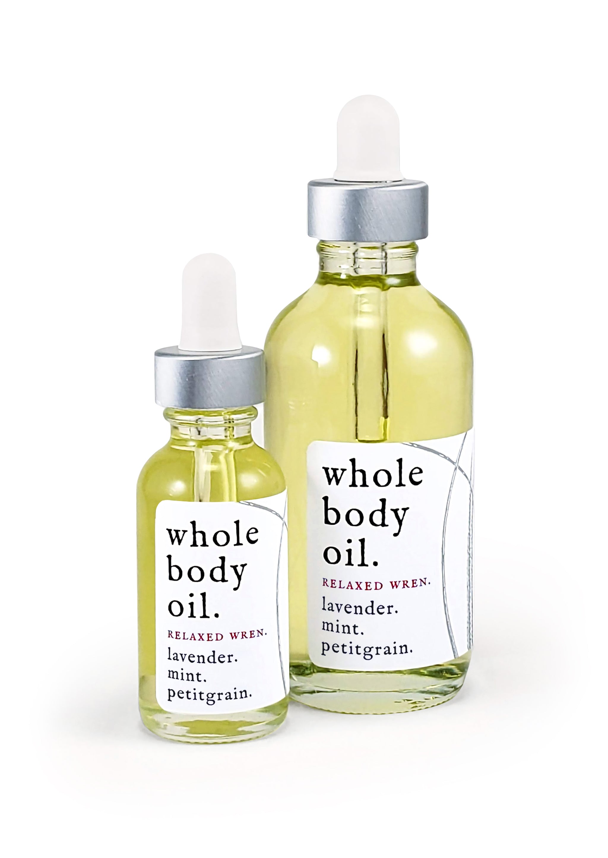 whole body oil ~ relaxed wren.