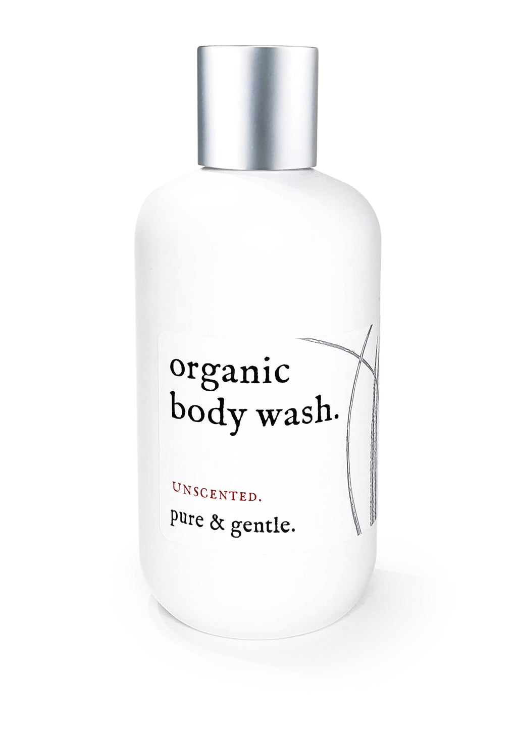 pure & gentle ~ organic body wash.