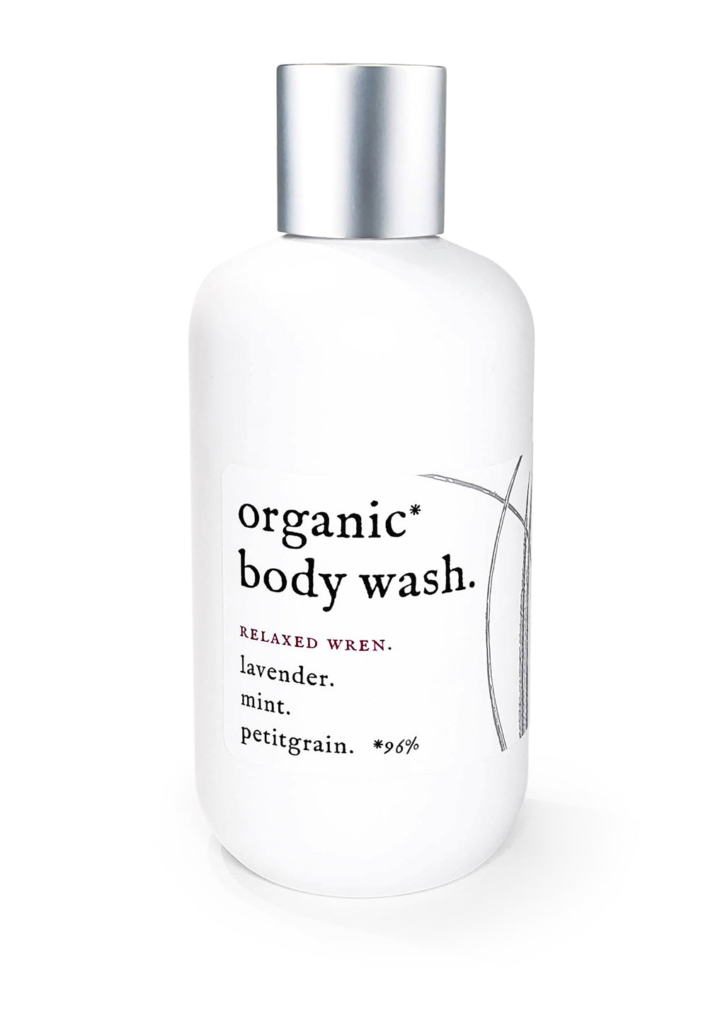 relaxed wren ~ organic body wash.