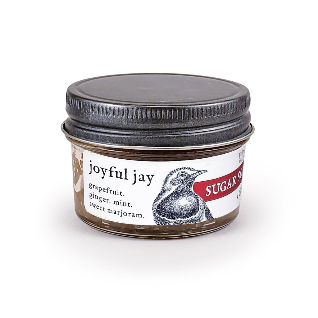 joyful jay ~ sugar scrub.